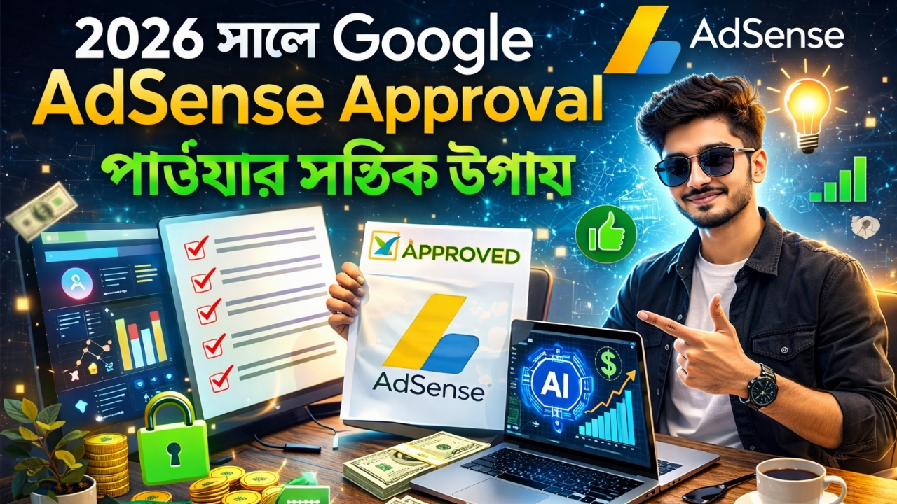 ২০২৬ সালে Google AdSense Approval পাওয়ার সঠিক উপায়
